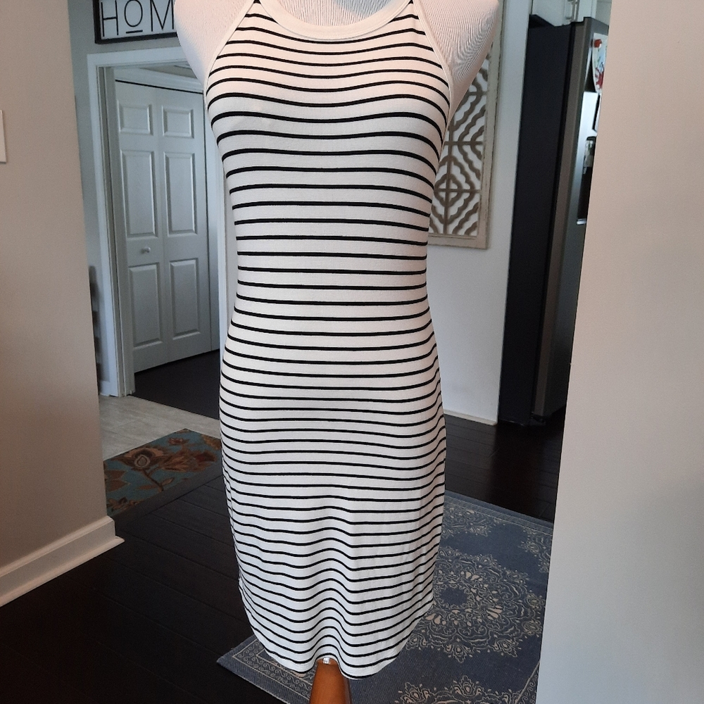 Garage Striped Body Con Casual Dress •Size Medium